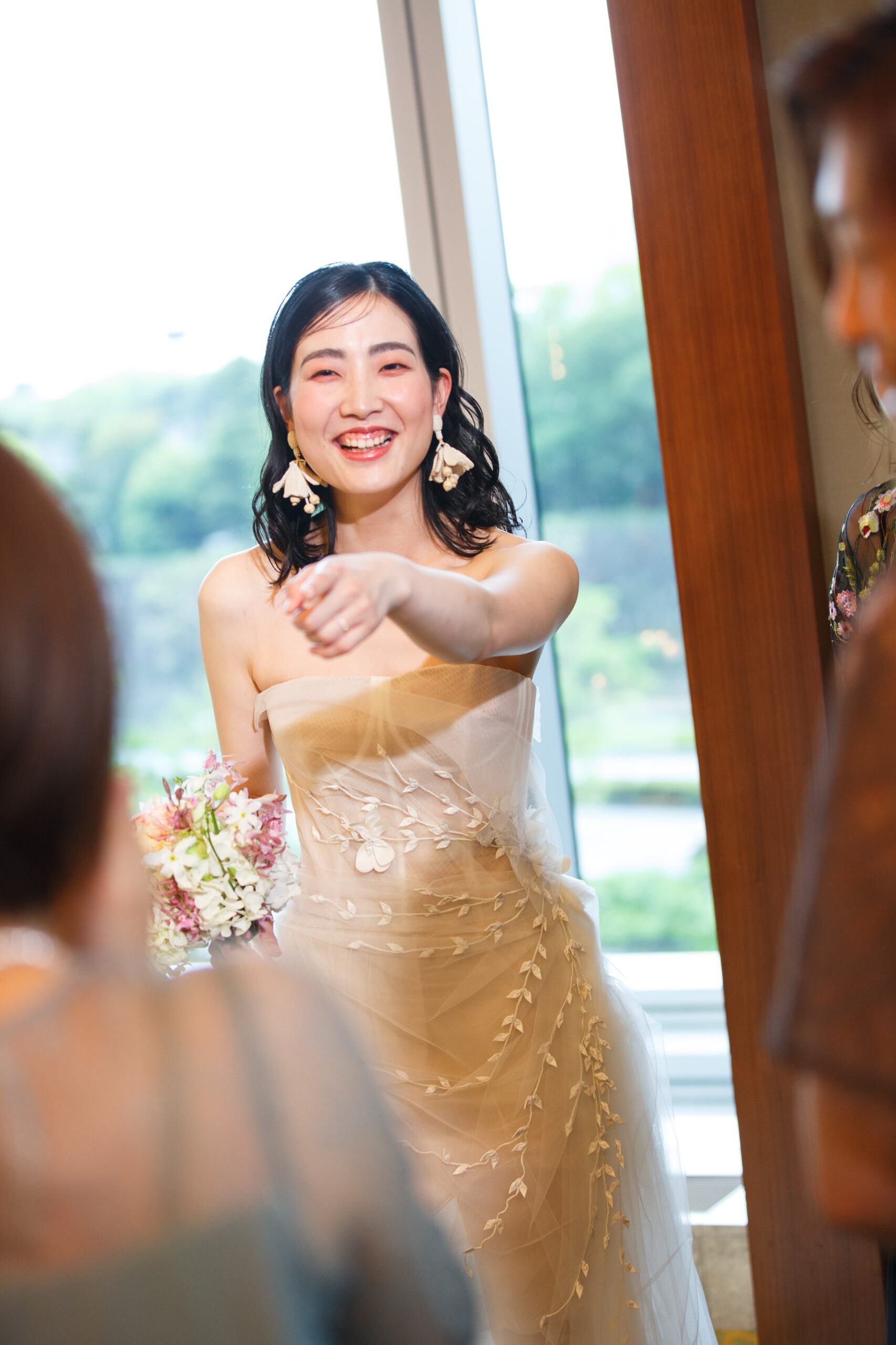 パレスホテル東京の披露宴・橘でご新郎ご新婦様にとって大切で愛しい人々に囲まれて笑顔溢れる特別なひと時を過ごしました。