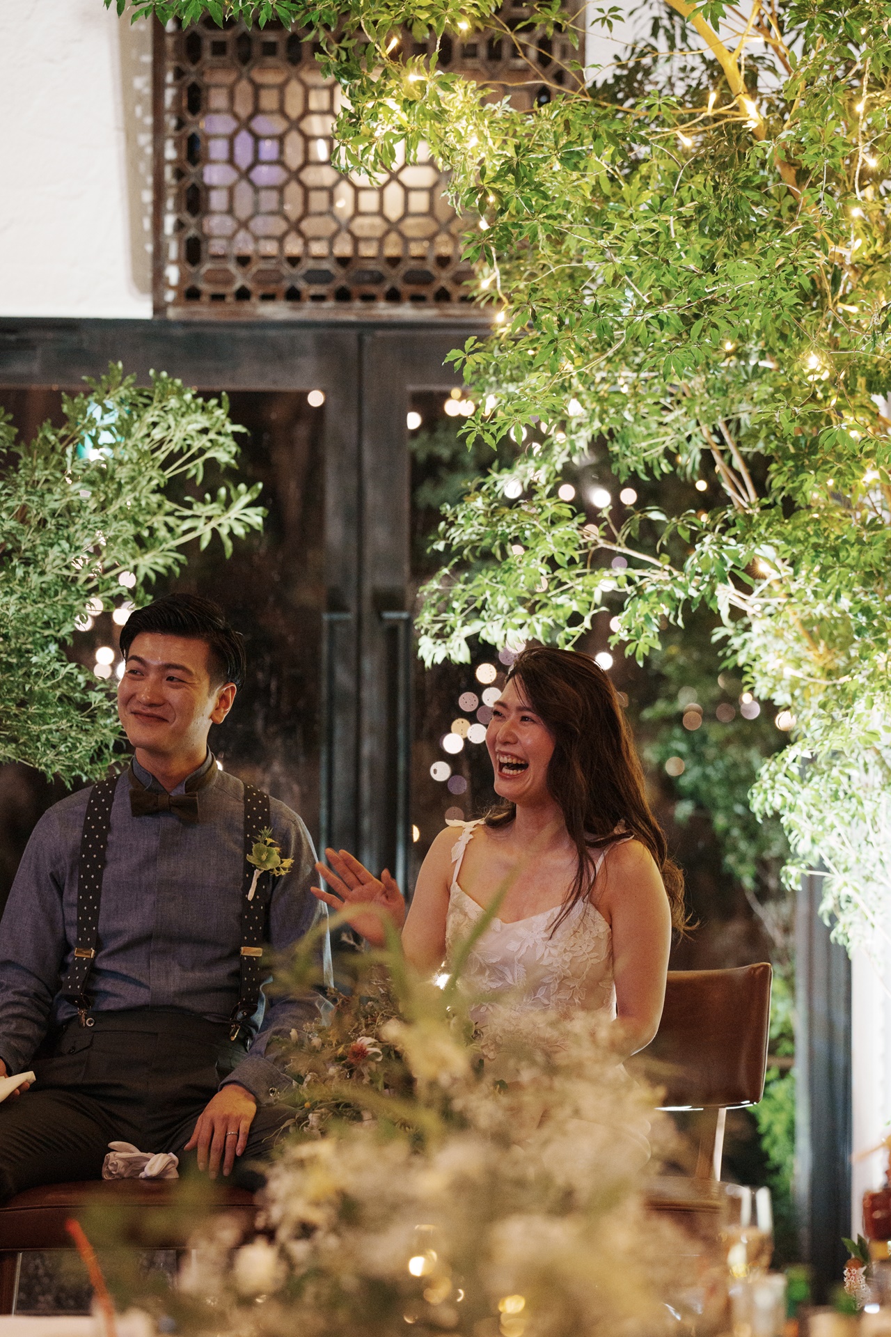 トリート福岡店の提携式場であるザ ルイガンズでのカジュアルなパーティーでは気を張らずに自由に楽しみ、アットホームにお過ごしいただけます