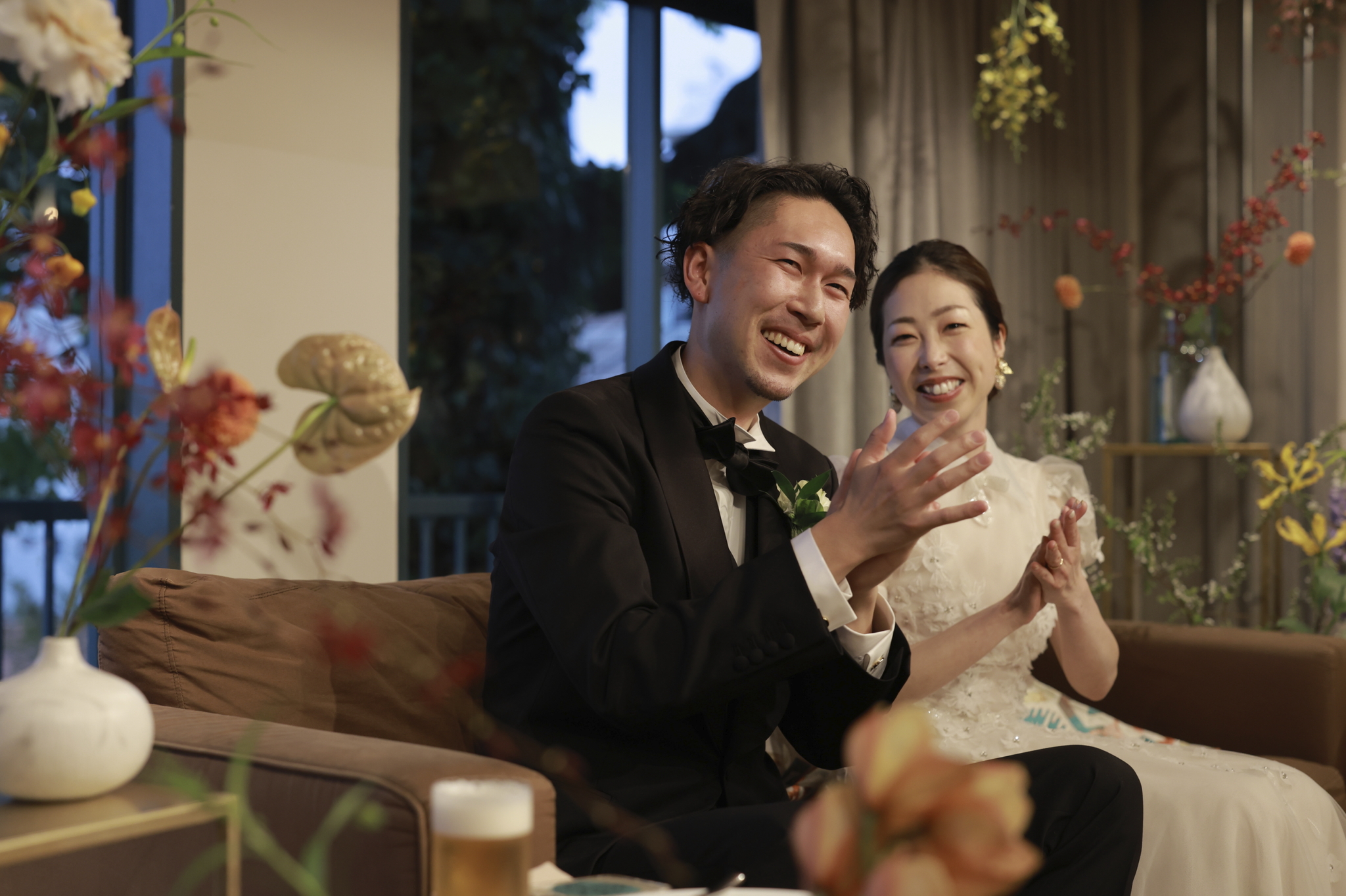 トリートドレッシングの衣装で北野クラブ(ソラ神戸)で叶えるカジュアルウェディング