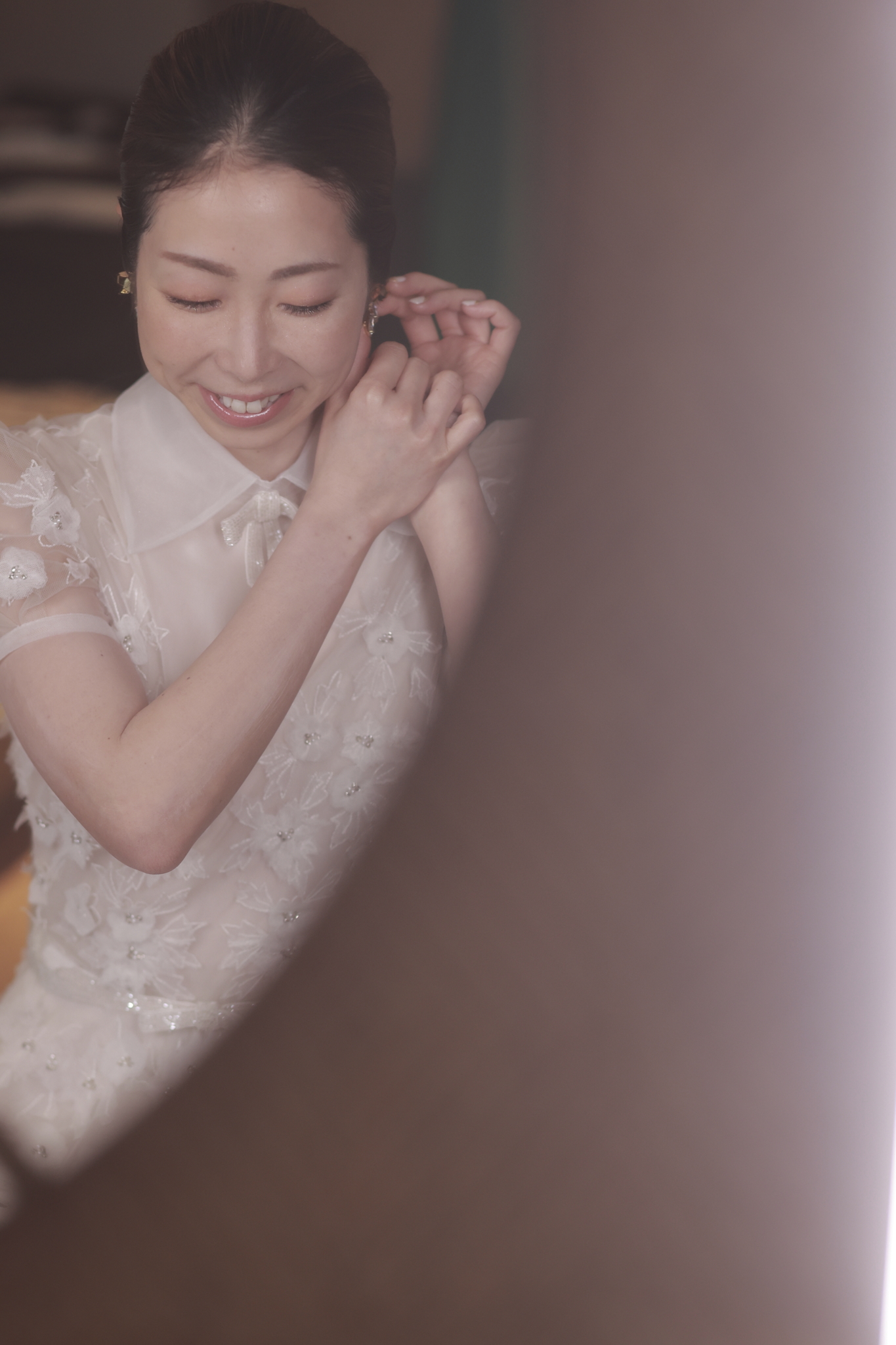 北野クラブ(ソラ神戸)でトリートドレッシングのウェディングドレスを着ておしゃれなパーティを