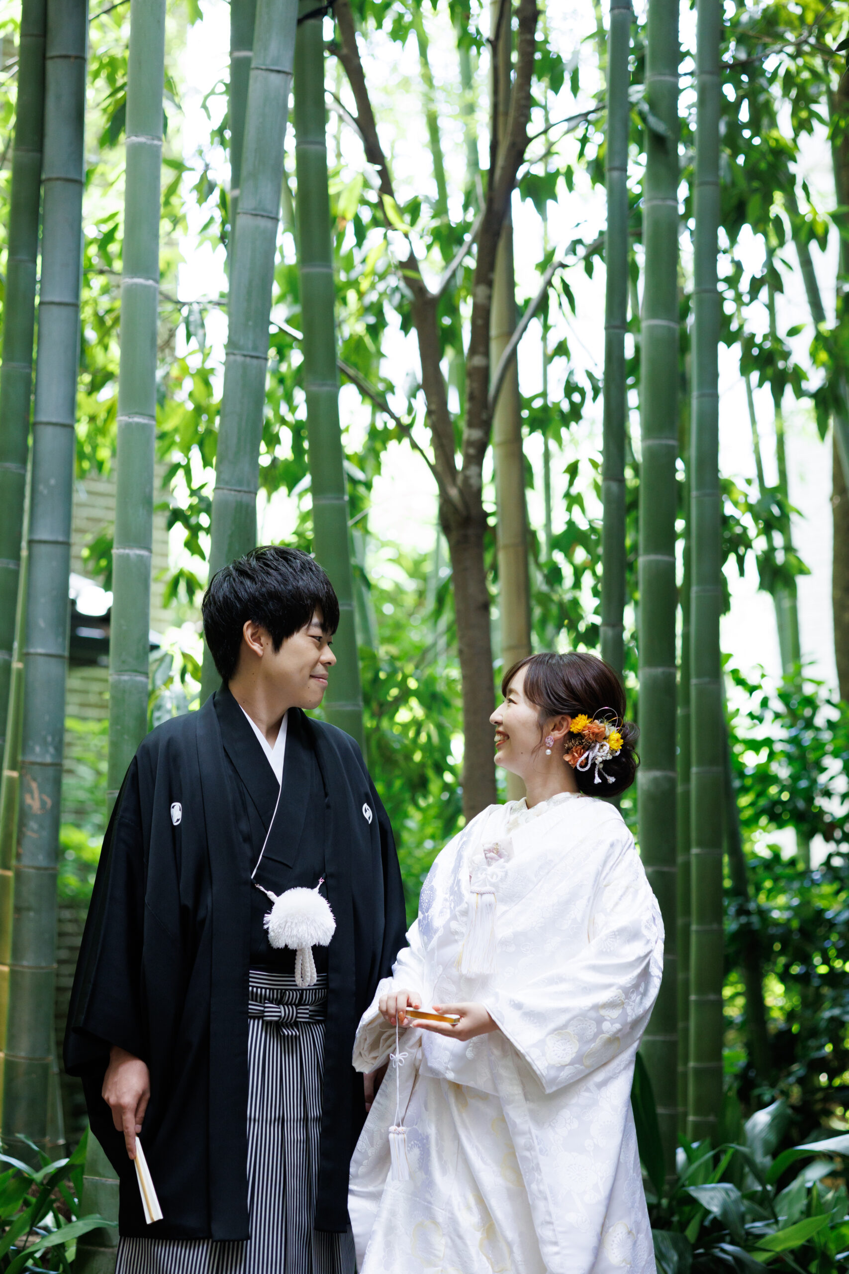 京都らしい和の雰囲気がある結婚式場フォーチュンガーデン京都にあう和装結婚式