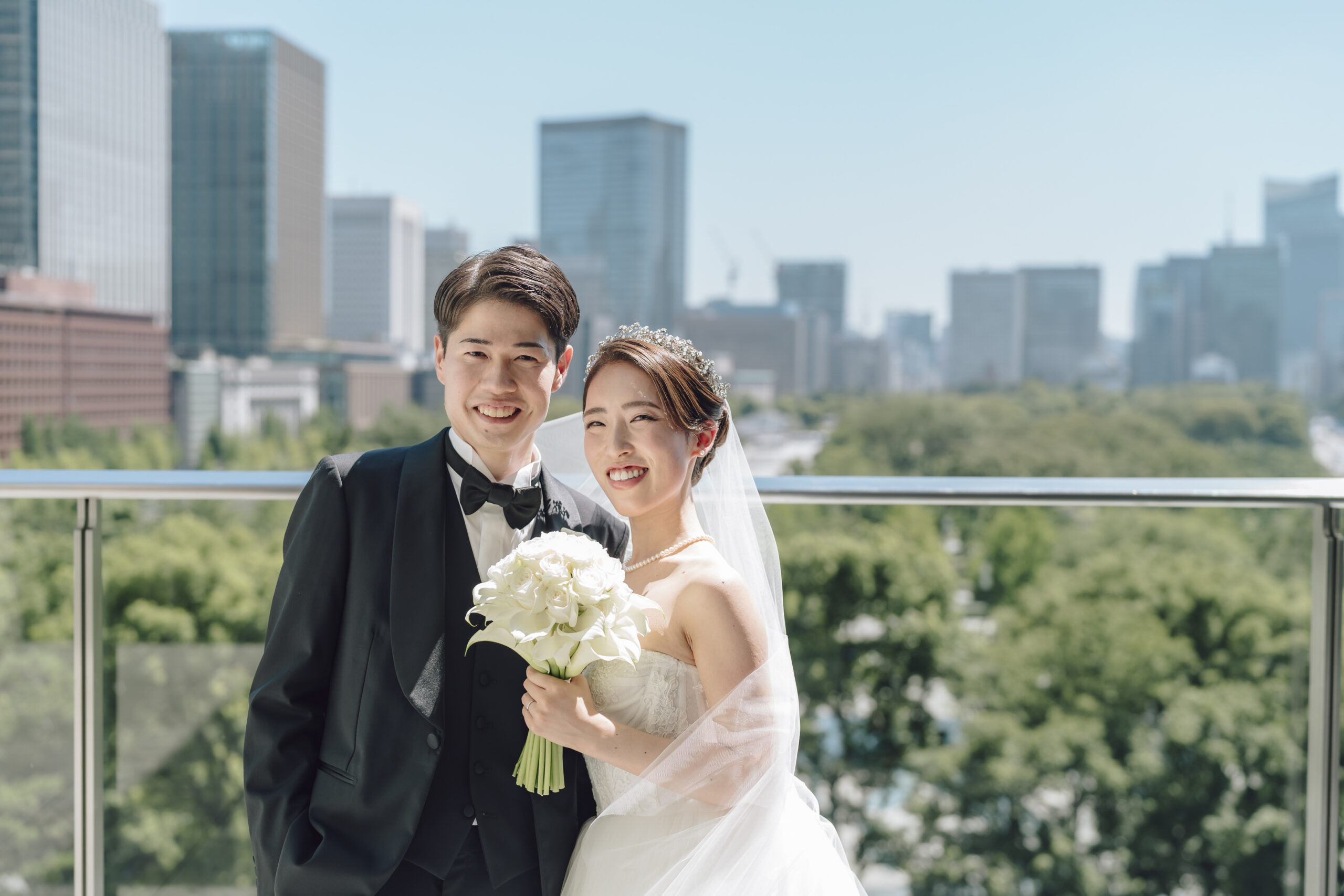 ザトリートドレッシングの提携会場パレスホテル東京で上質なホテルウェディングを叶えたお二人