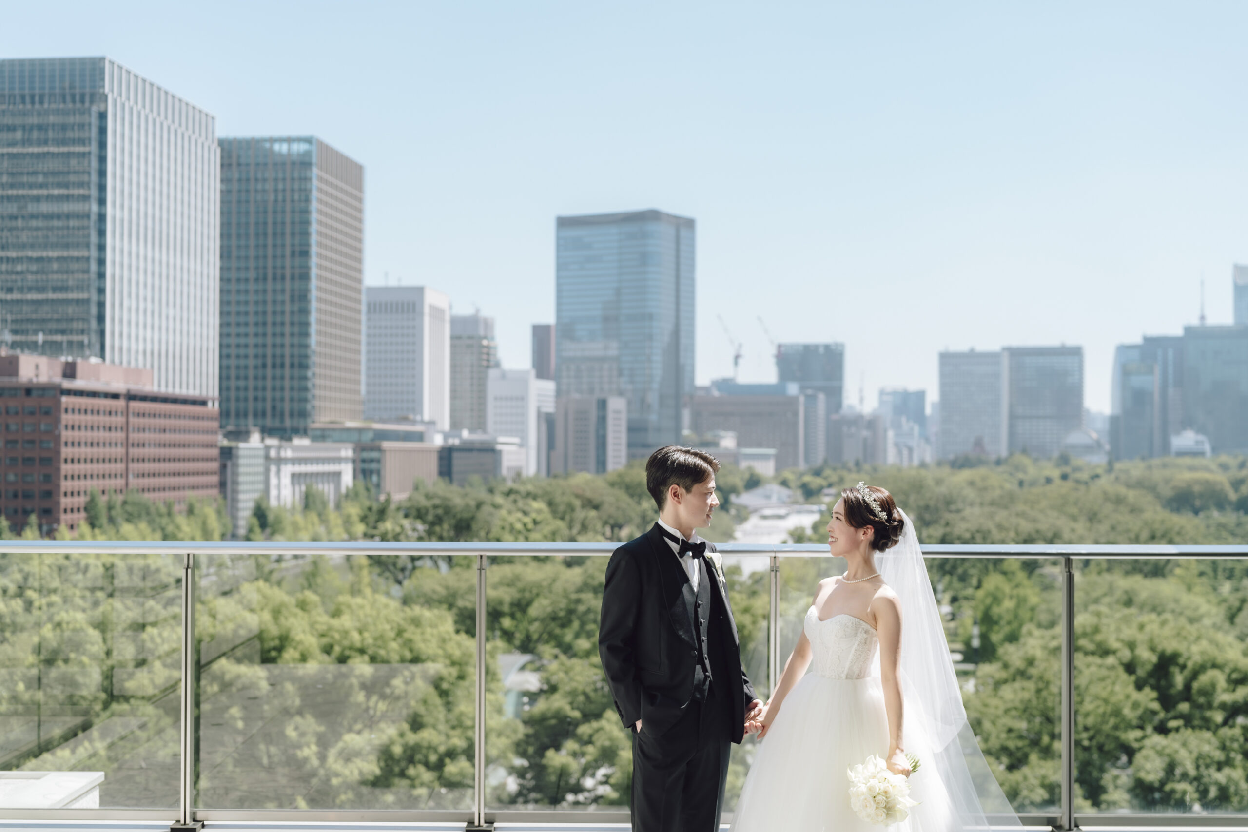 ザトリートドレッシングの提携会場パレスホテル東京でお式を挙げられたご新郎ご新婦様のご紹介