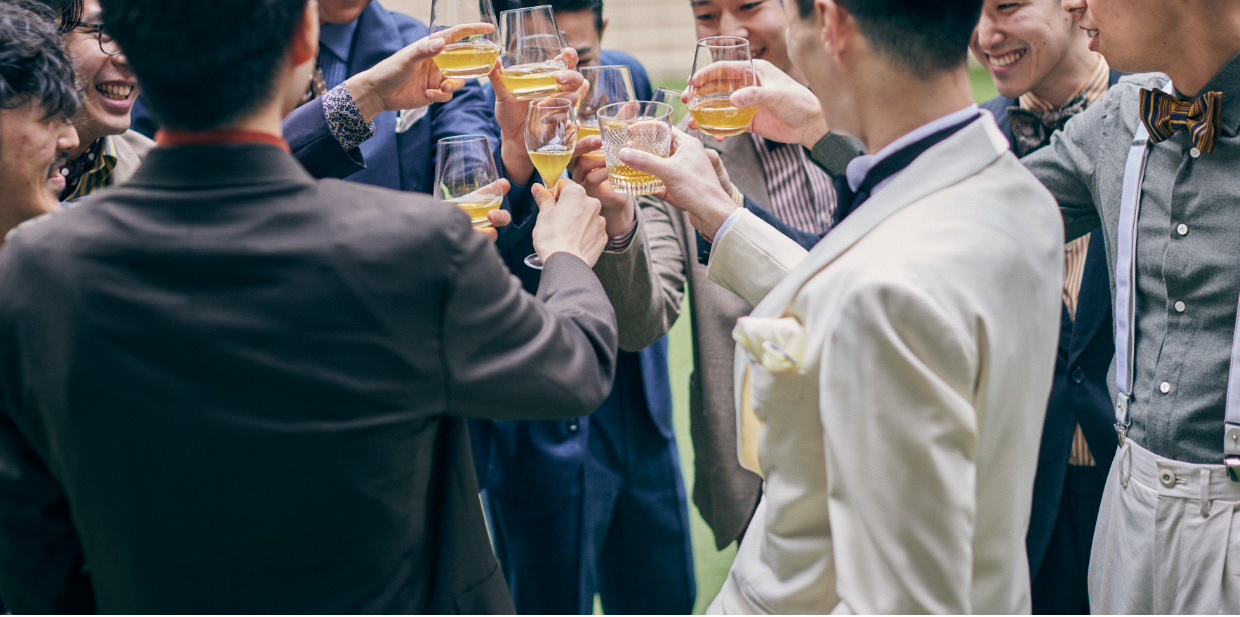 ご結婚式のパティ―シーンではご自身らしく、大切なゲストの方々と最良の時間をお過ごしいただきたいです。