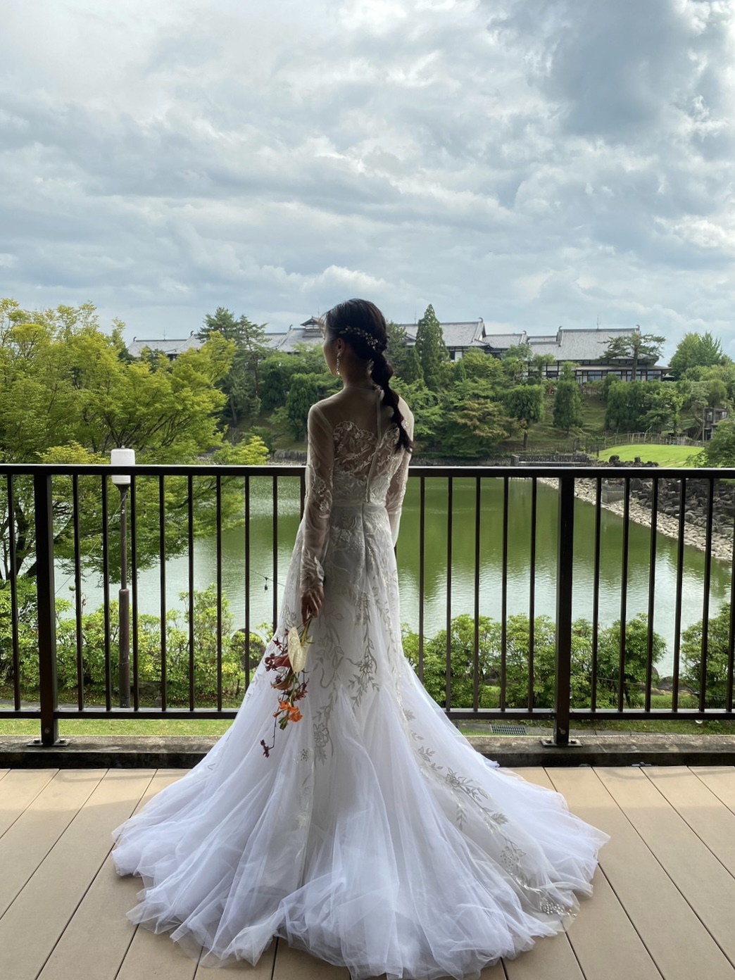 菊水楼におすすめのリームアクラのウエディングドレスはトリートドレッシングで取り扱いしております