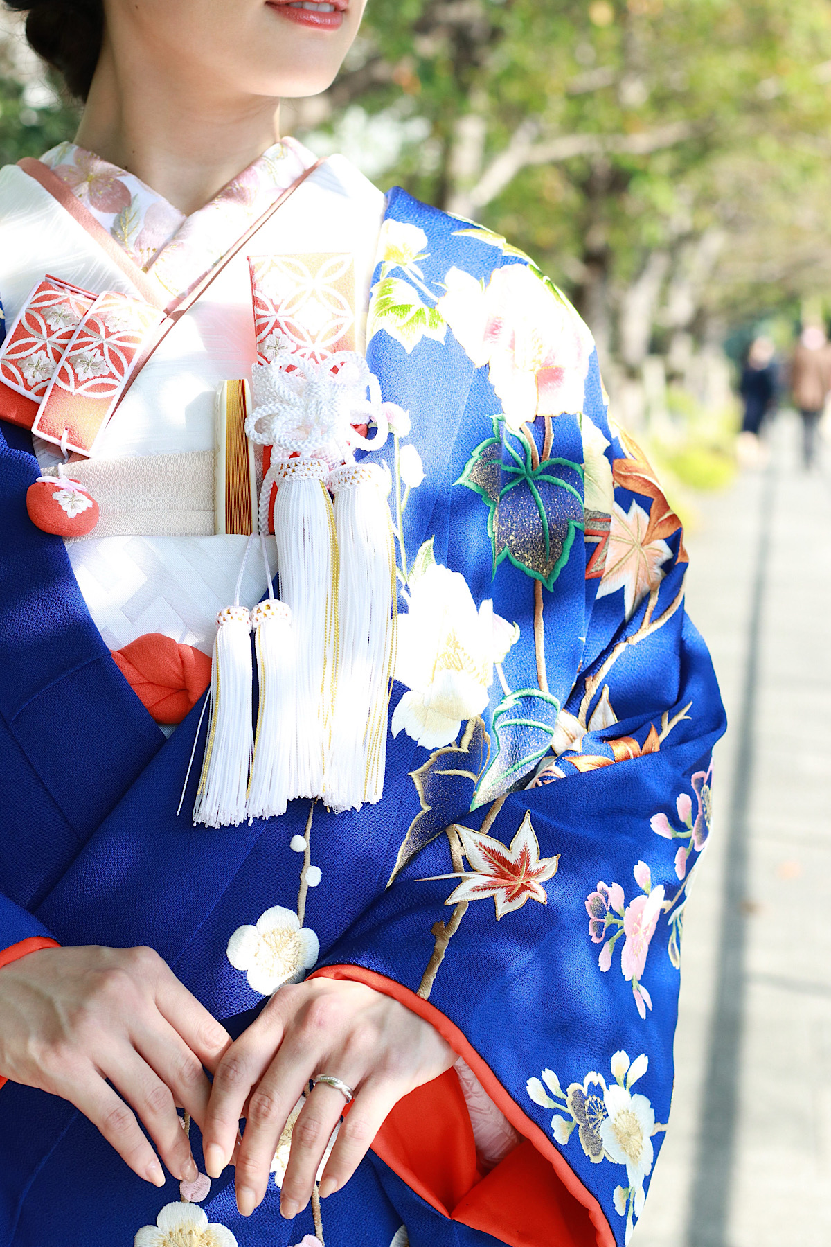 モダンかつ古典的な着物をラグジュアリーなパレスホテル東京のお色直しでご提案いたします