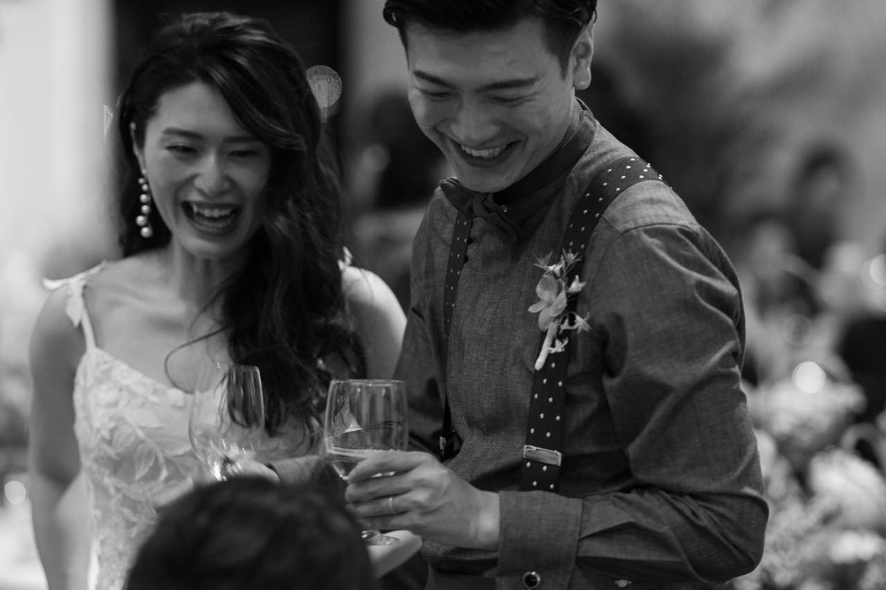 高砂を離れゲストと近い距離感で楽しむアットホームでカジュアルなおしゃれなパーティー