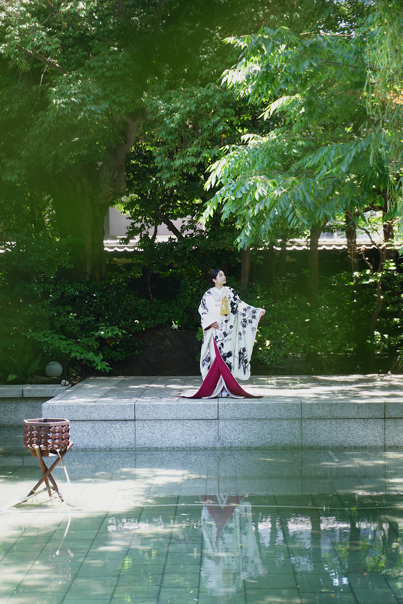 名古屋エリアで人気の料亭河文で結婚式を挙げられる花嫁におすすめの色打掛のコーディネートのご紹介