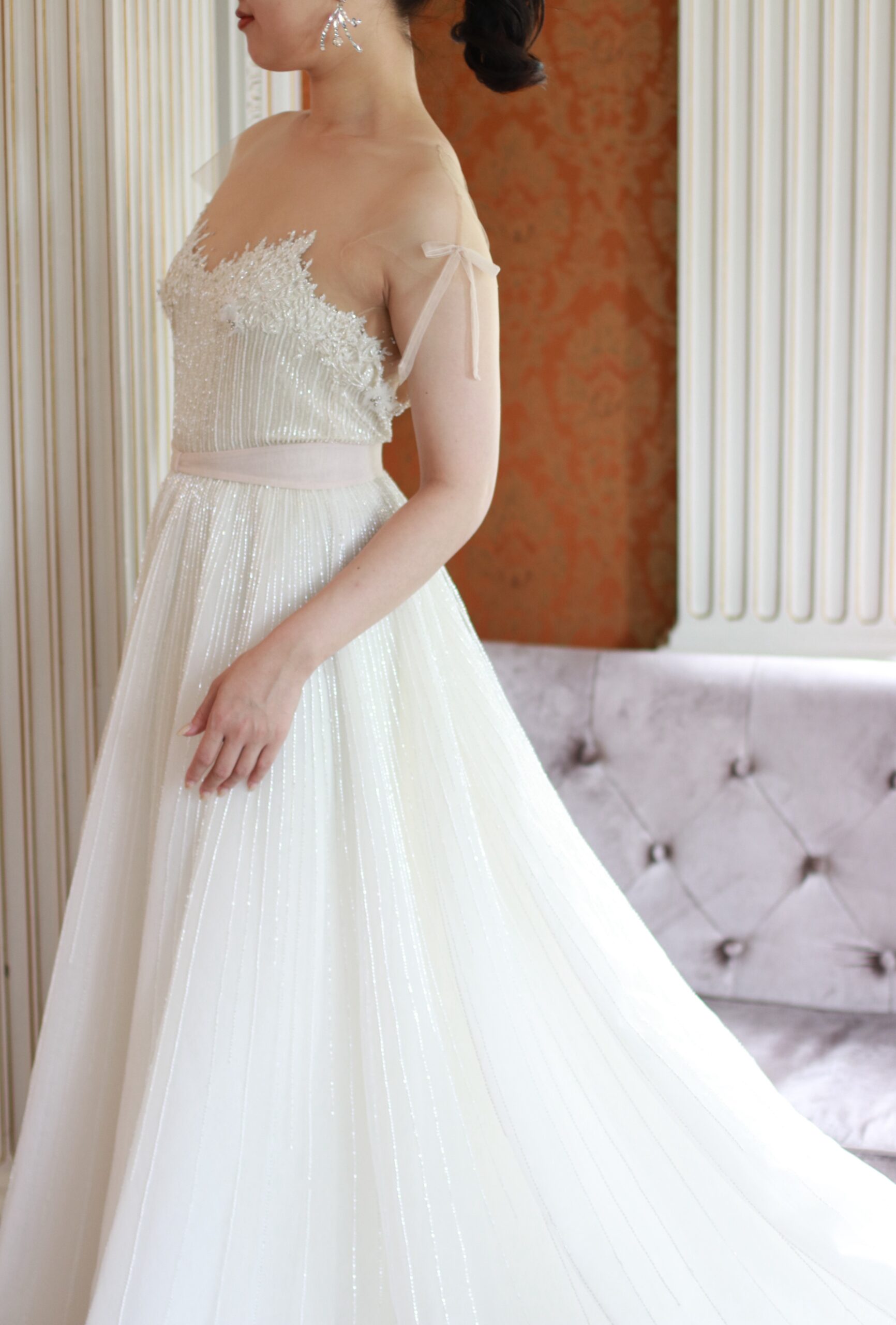 東京・表参道エリアにあるウェディングドレスのセレクトドレスショップであるトリートドレッシングアディション店と提携をしている赤坂プリンスクラシックハウスにて結婚式や前撮りをされる花嫁におすすめしたい最新のウェディングドレスをご紹介いたします