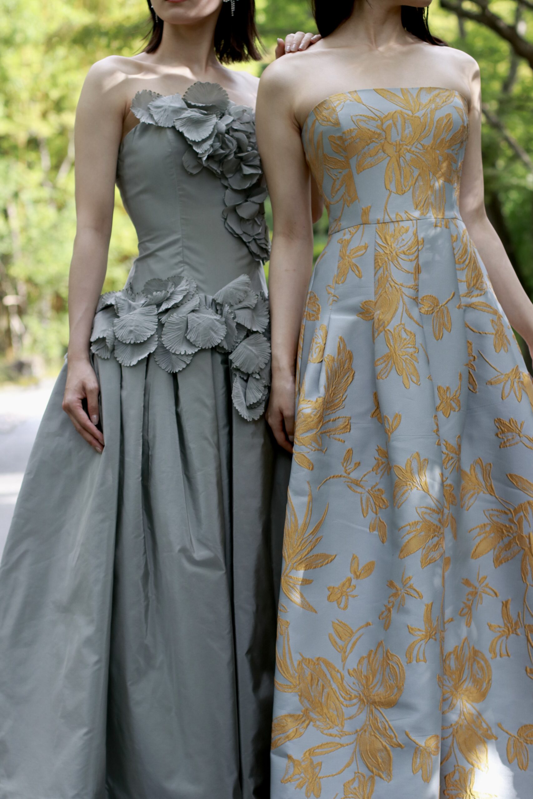 ザ ソウドウ 東山 京都のシックな雰囲気におすすめのトリートドレッシングがお取り扱いするお洒落なAラインのカラードレスはお色直しにおすすめです