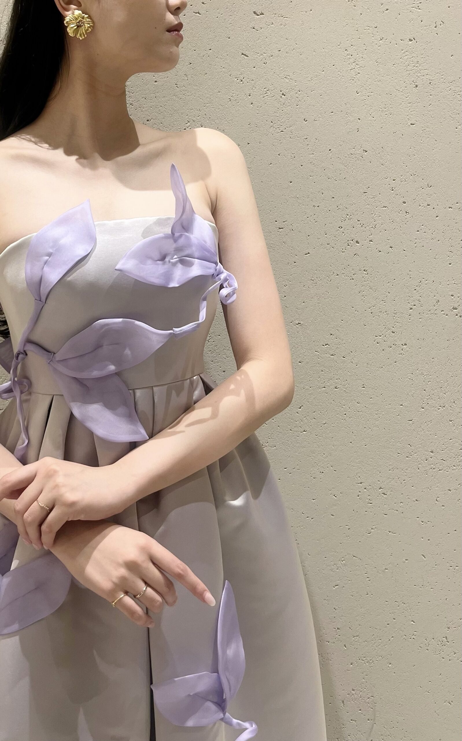 THETREATDRESSINGではスペインのブランドザセカンドスキンコのドレスを取り扱いしており埼玉エリアの花嫁に人気です