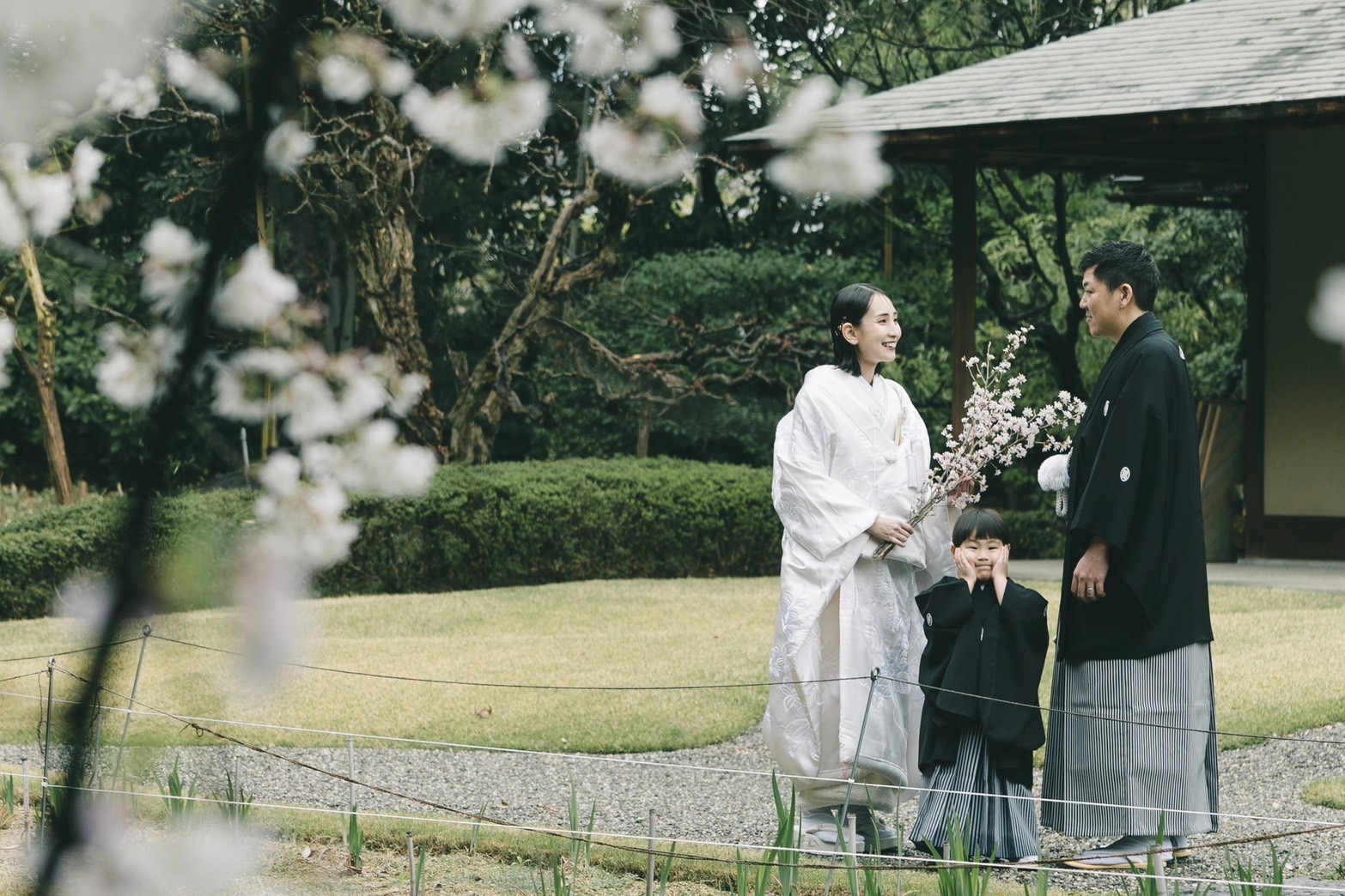 THE TREAT DRESSING 大阪店の専属会場ザガーデンオリエンタル大阪におすすめする春の前撮り白無垢のご紹介