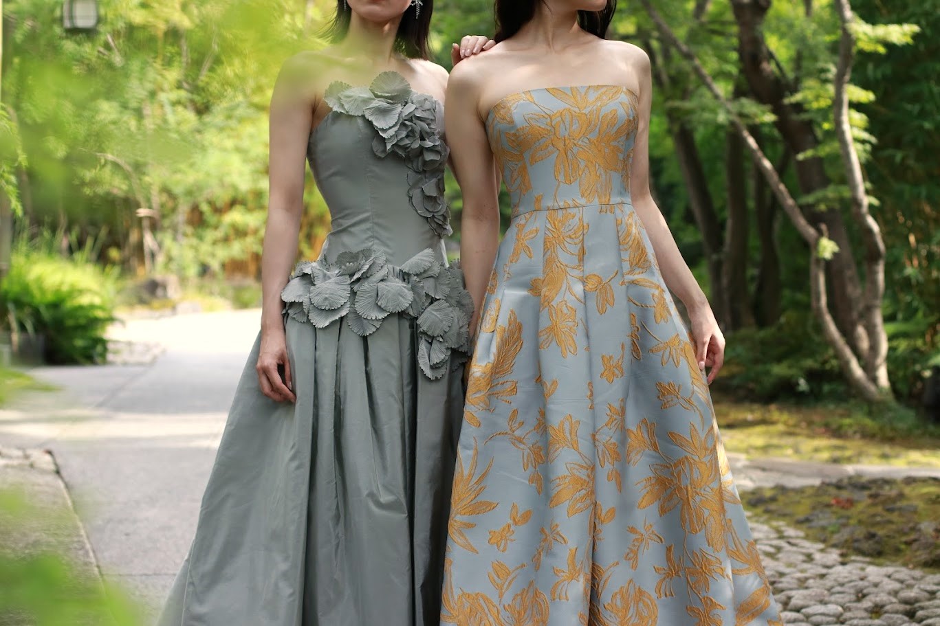 京都で人気の結婚式会場ザ ソウドウ 東山 京都におすすめのトリートドレッシングがお取り扱いするモダンでお洒落なカラードレスはお色直しにおすすめです