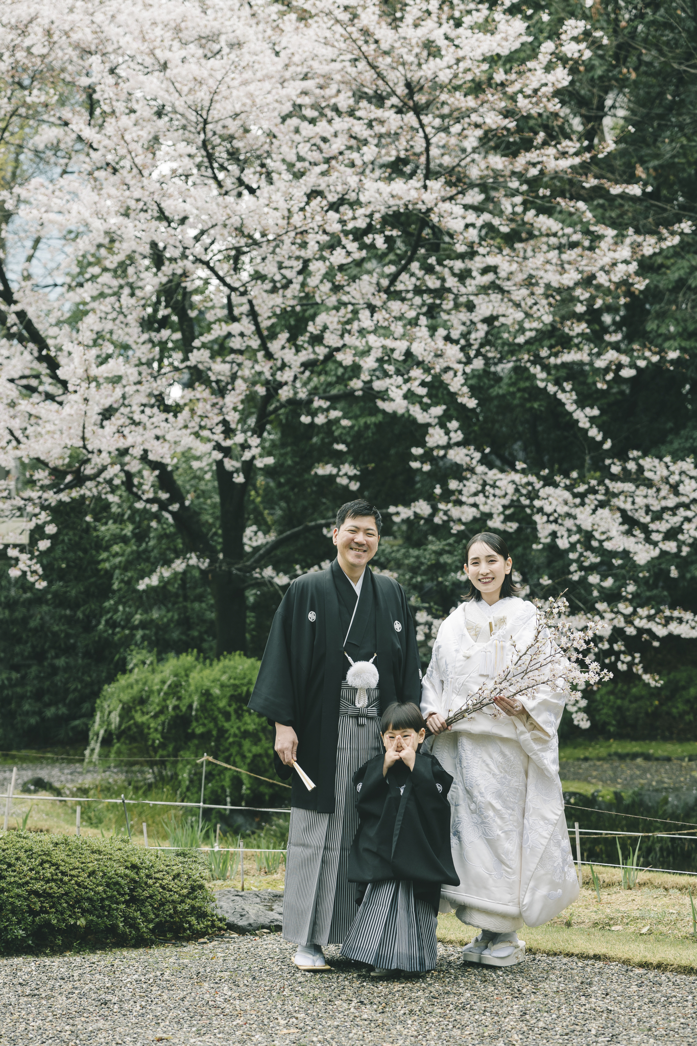 ザガーデンオリエンタル大阪で叶える春の桜が華やぐ季節での白無垢前撮りのご紹介