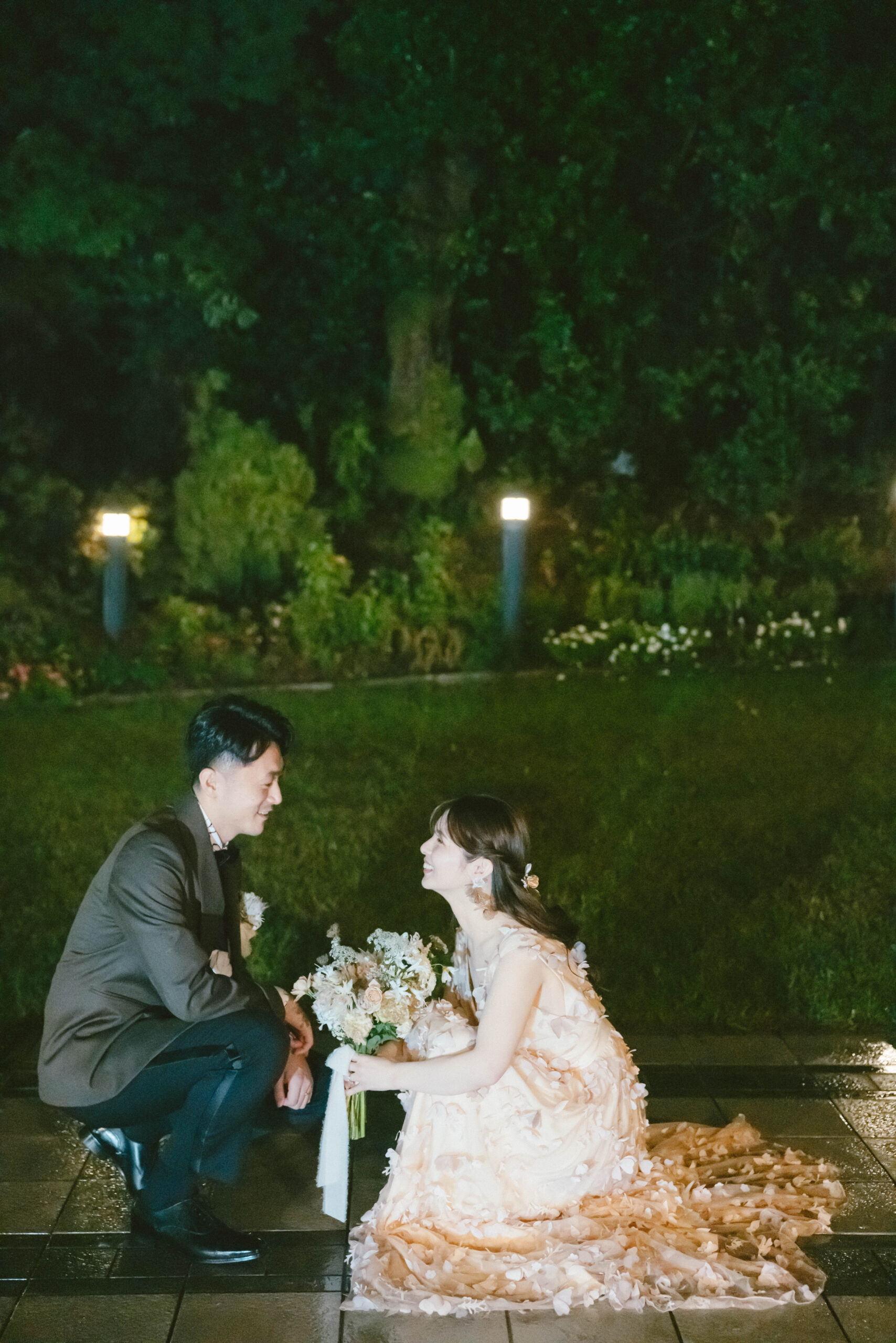 ザトリートドレッシング大阪店の新提携会場であるササで行うお二人らしいナイトパーティー