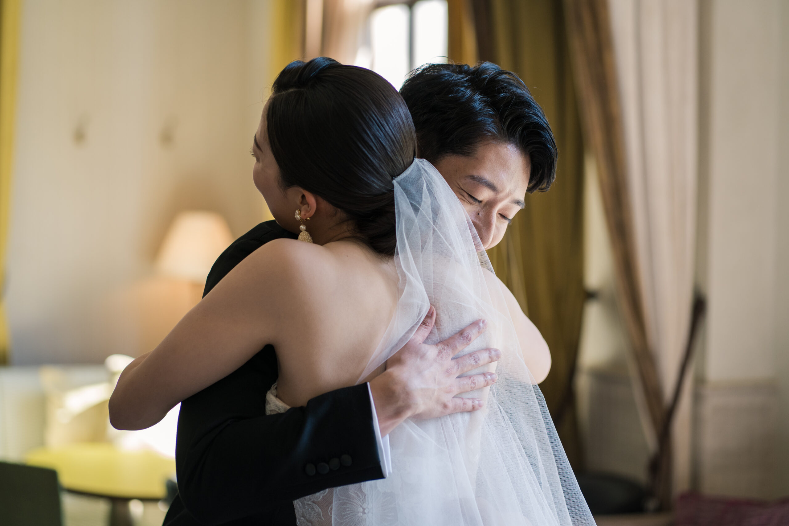 ザトリートドレッシングアディション店の提携会場赤坂プリンスクラシックで結婚式を挙げたお二人のファーストミートの様子