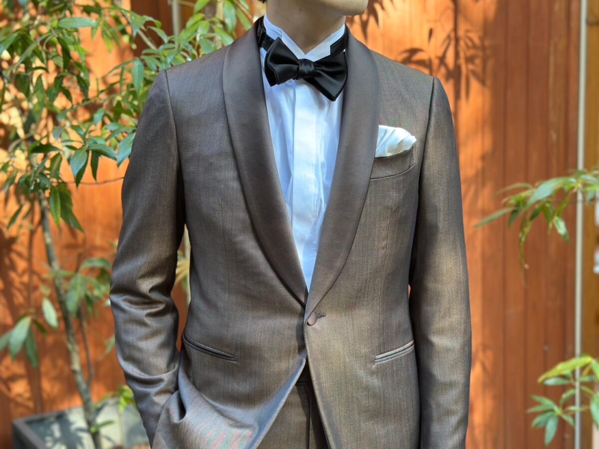 ウェディングドレスとの相性も良く、挙式からでも違和感なくお召いただけます